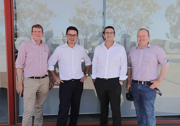 David Littleproud MP visits Croplands Dry Creek