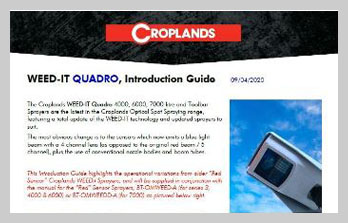 WEED-IT QUADRO INTRODUCTION GUIDE