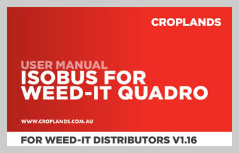 WEED-IT ISOBUS USER MANUAL V1.16