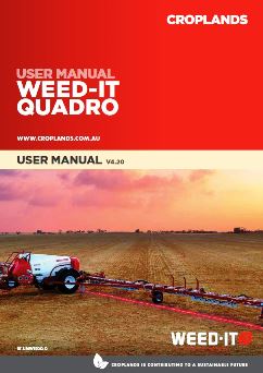 WEED-IT QUADRO RED V4.20 USER MANUAL
