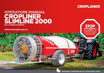 CROPLINER – SLIMLINE 2000 AU & NZ, MANUAL (E)