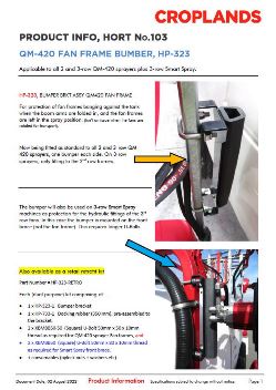 QM-420 FAN FRAME BUMPER